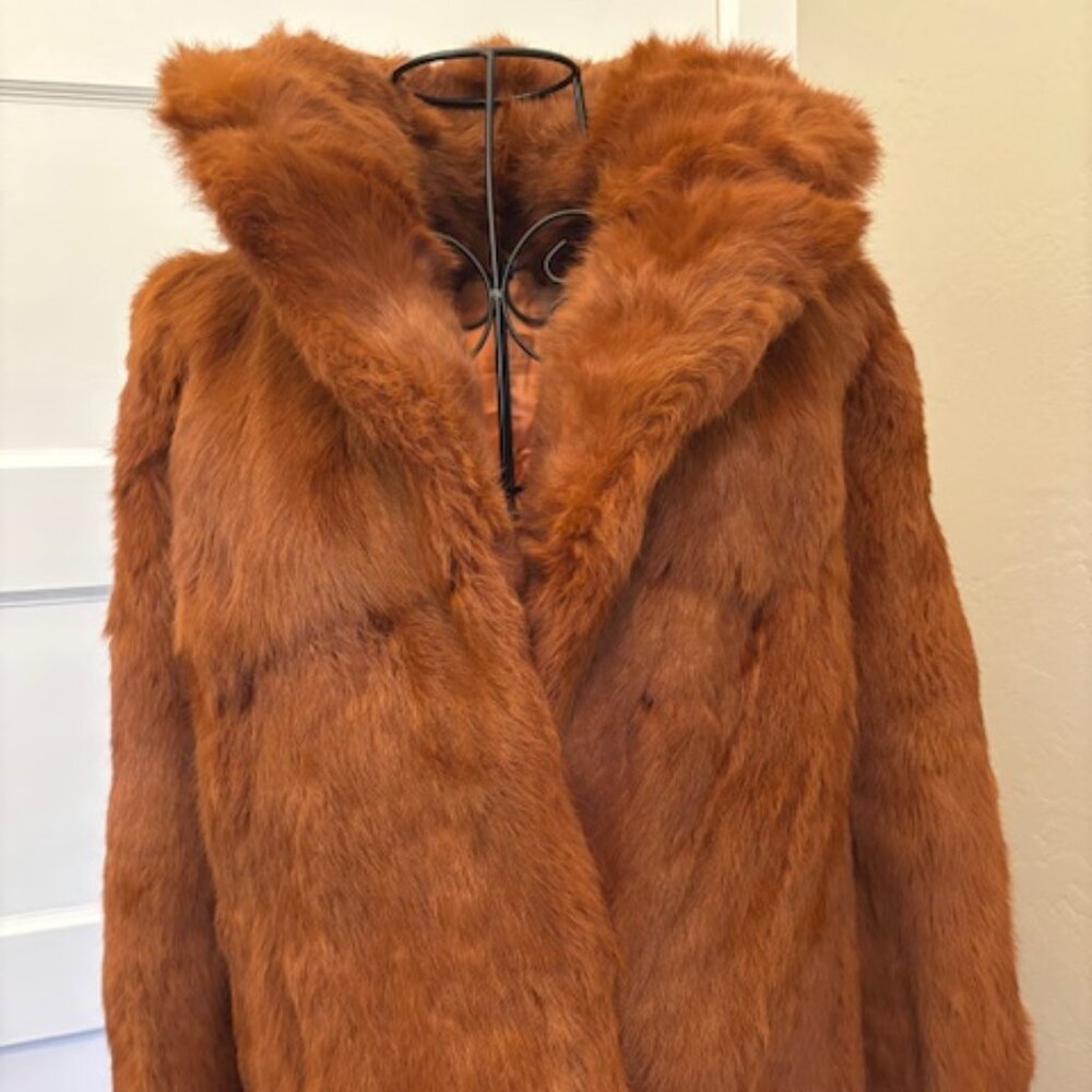 Genuine Rabbit Fur Jacket - Picture 2 of 9